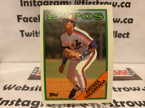 1988 Topps #25 Andres Galarraga Montreal Expos