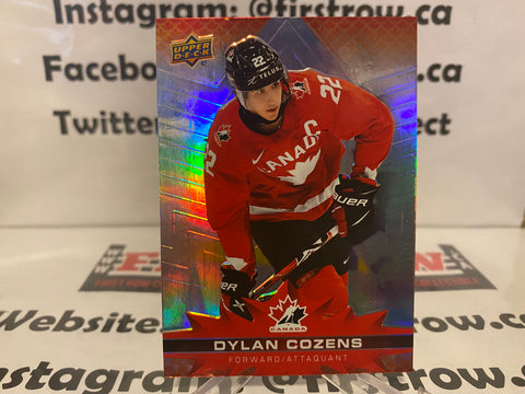 Dylan Cozens 2021-22 Upper Deck Tim Hortons Team Canada #11