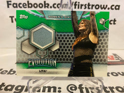 2019 Topps WWE Women's Division Mat Relics Green /150 Lita #MR-LT