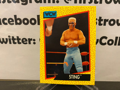 Sting 1991 WCW Impel Card #10