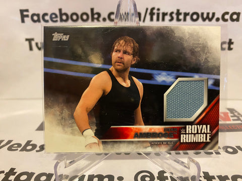 WWE Dean Ambrose 2016 Topps Then Forever Royal Rumble Mat Relic Card /399