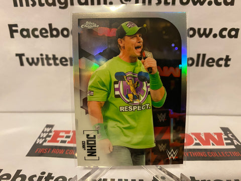 2020 Topps Chrome WWE Refractor SP John Cena Card #33