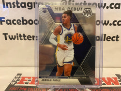 Jordan Poole 2019-20 Panini Mosaic NBA DEBUT RC Card #261