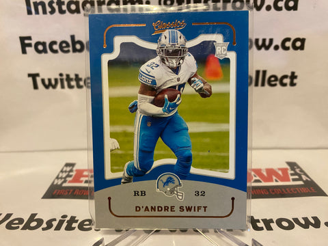 D'Andre Swift #CL-10 - 2021 Panini Chronicles Classics - Lions - Rookie RC
