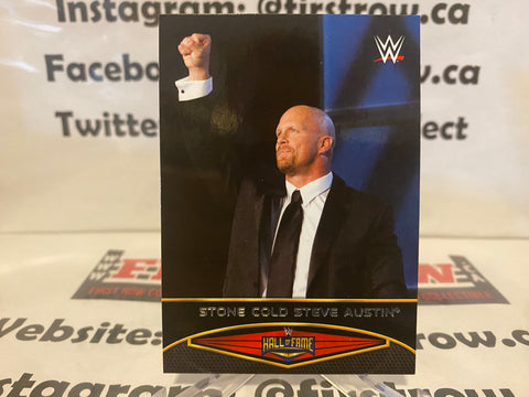Steve Austin #23 WWE Road To Wrestlemania 2015 Topps Hall Of Fame Card