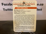 Ozzy Osbourne 1985 AGI Rock Star Concert Cards #100