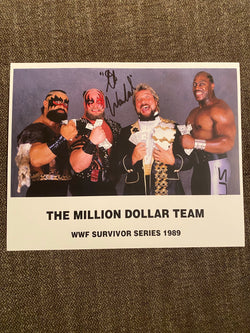The Warlord Autographed 8x10 Wrestling Photo - First Row Collectibles