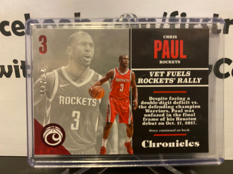 Chris Paul 2017-18 Panini Chronicles Red /299 #50 - First Row Collectibles