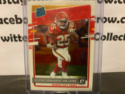 Clyde Edwards-Helaire 2020 Donruss Optic RATED ROOKIE #171 Chiefs RC