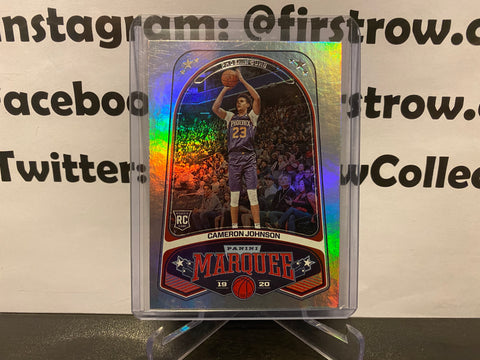 Cameron Johnson #263 - Panini Marquee - 2019-2020 Rookie RC - Phoenix Suns