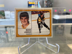 1988-89 Panini NHL Hockey Sticker Mario Lemieux #340 Pittsburgh Penguins