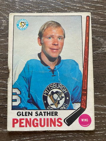 Glen Sather 1969-70 O-Pee-Chee #116 LOW GRADE