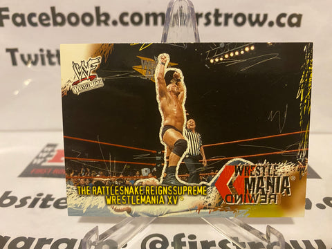 2001 Fleer WWF Wrestlemania Rewind Stone Cold Steve Austin #99