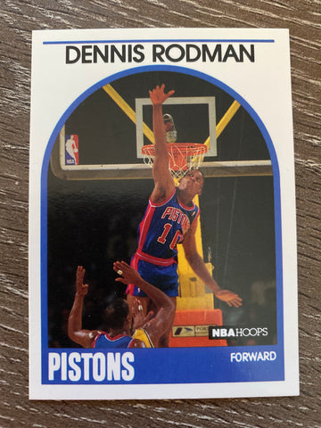 Dennis Rodman 1989-90 NBA Hoops #211 Detroit Pistons Basketball Card