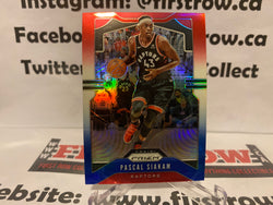 2019-20 Panini Prizm Prizms Red White and Blue #156 Pascal Siakam