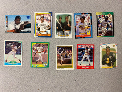 Barry Bonds 10 Baseball Card Lot