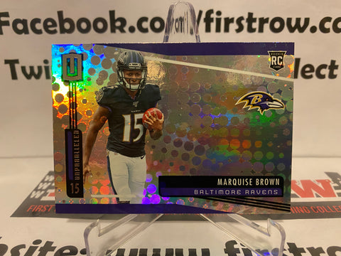 2019 Panini Unparalleled Football #224 Marquise Brown RC