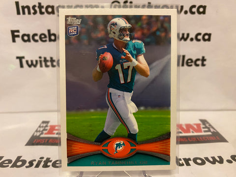 2012 Topps #134A Ryan Tannehill RC Miami Dolphins