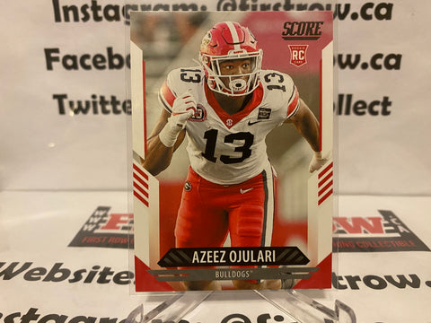 2021 Score Football Azeez Ojulari New York Giants Georgia Bulldogs RC Card #351