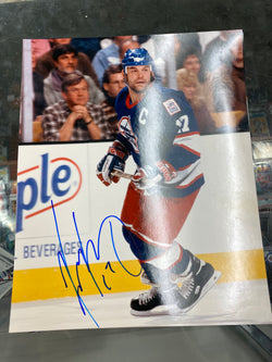Kris King signed Winnipeg Jets 8x10 Photo