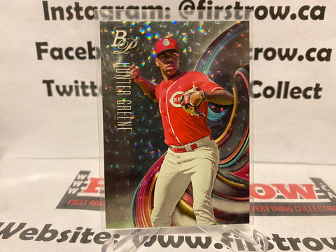 2018 Bowman Platinum Top Prospects Ice Hunter Greene #TOP-4