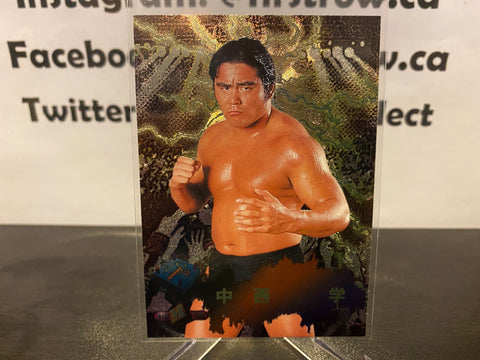 Manabu Nakanishi 1998 BBM Sparkling Fighters Wrestling Card
