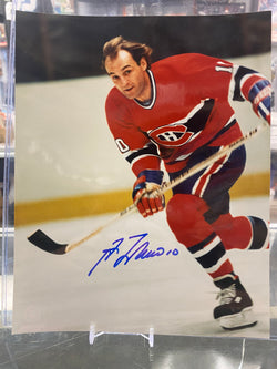 Guy Lafleur signed Montreal Canadiens 8x10 Hockey Photo