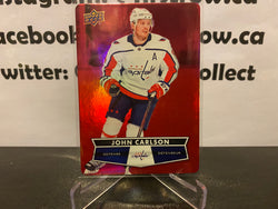 John Carlson 2021-22 Upper Deck Tim Hortons Red Die-Cut DC-3