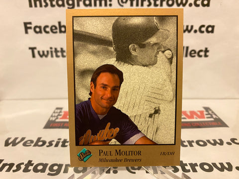 1992 Studio Paul Molitor #194 Baseball Card Milwaukee Brewers