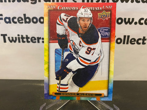 Connor McDavid 2021-22 Upper Deck Tim Hortons Canvas C-3