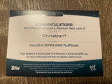 2010 Topps Platinum WWE Relics Christian #5