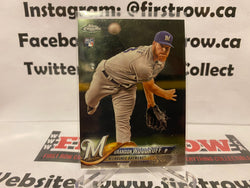 2018 Topps Chrome Brandon Woodruff Rookie RC #179 Brewers