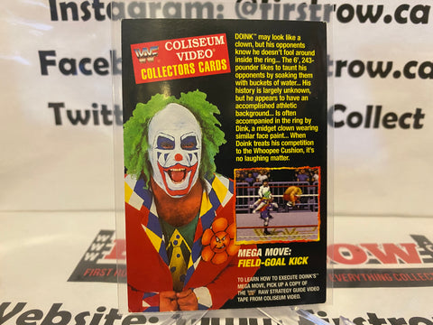 1994 WWF Coliseum Video Wrestling Card Doink the Clown