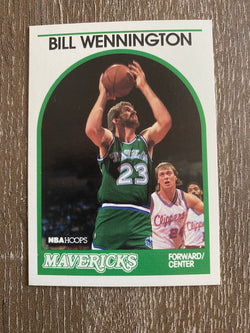 Bill Wennington 1989-90 NBA Hoops #81 Rookie Card