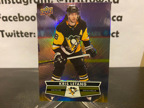 Kris Letang 2021-22 Upper Deck Tim Hortons Hockey Card #125