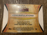 Natalya 2020 WrestleMania 35 Event Used Mat Relic Card /199