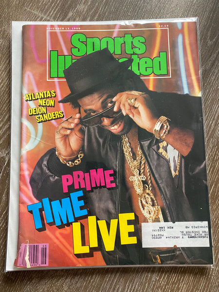 Sports Illustrated November 13 1989 Deion Sanders Atlanta Falcons