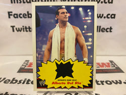 2012 Topps Heritage WWE Swatch Relics Alberto Del Rio