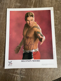 Shannon Moore signed WWE 8x10 Promo Photo WWF