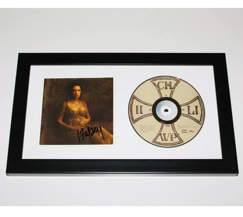 Halsey signed CD Insert Matted and Framed