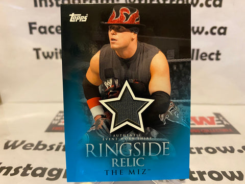 WWE The Miz 2009 Topps Ringside Relic Event Worn Shirt Card A