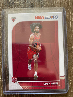 Coby White 2019-20 NBA Hoops #204 Rookie RC Chicago Bulls
