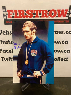 Dan Gable Autographed 4x6 Photo - First Row Collectibles