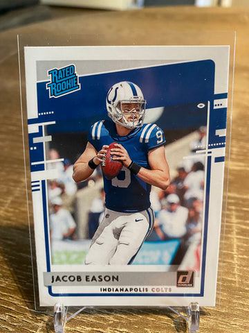 Jacob Eason 2020 Panini Donruss Rated Rookie #312 Colts RC