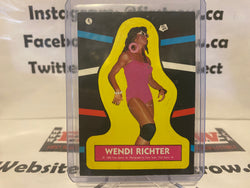 1985 Topps WWF Pro Wrestling Stars - Stickers #6 Wendi Richter Rookie RC