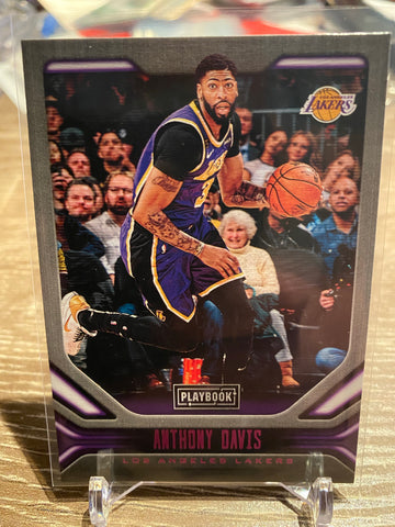 Anthony Davis 2019-20 Chronicles Playbook Pink Parallel #191 LA Lakers