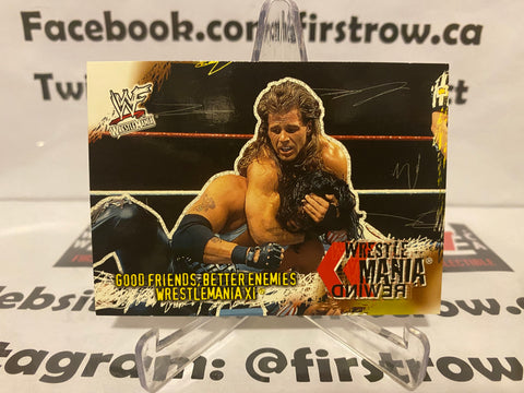 2001 Fleer WWE Wrestlemania #91 Shawn Michaels Kevin Nash