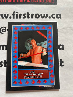 Jim “The Anvil” Neidhart 2021 CanAm Wrestling Retro Series Card - First Row Collectibles