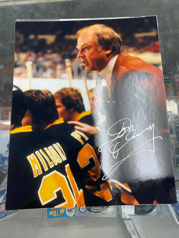 Don Cherry signed Boston Bruins 8x10 Hockey Photo