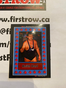 Keith Hart 2021 CanAm Wrestling Retro Series Card - First Row Collectibles